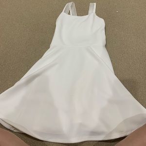 White formal girls dress. Size: 14
